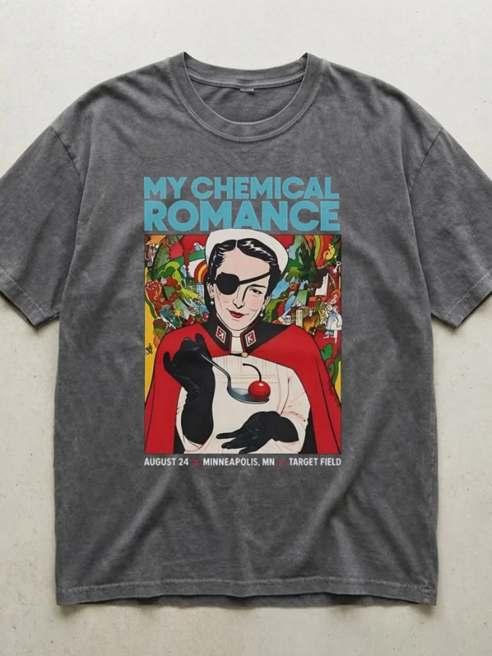 Comfort Colors My Chemical Romance MCR Vintage Emo Pop Punk Tour Tee - Band Tee